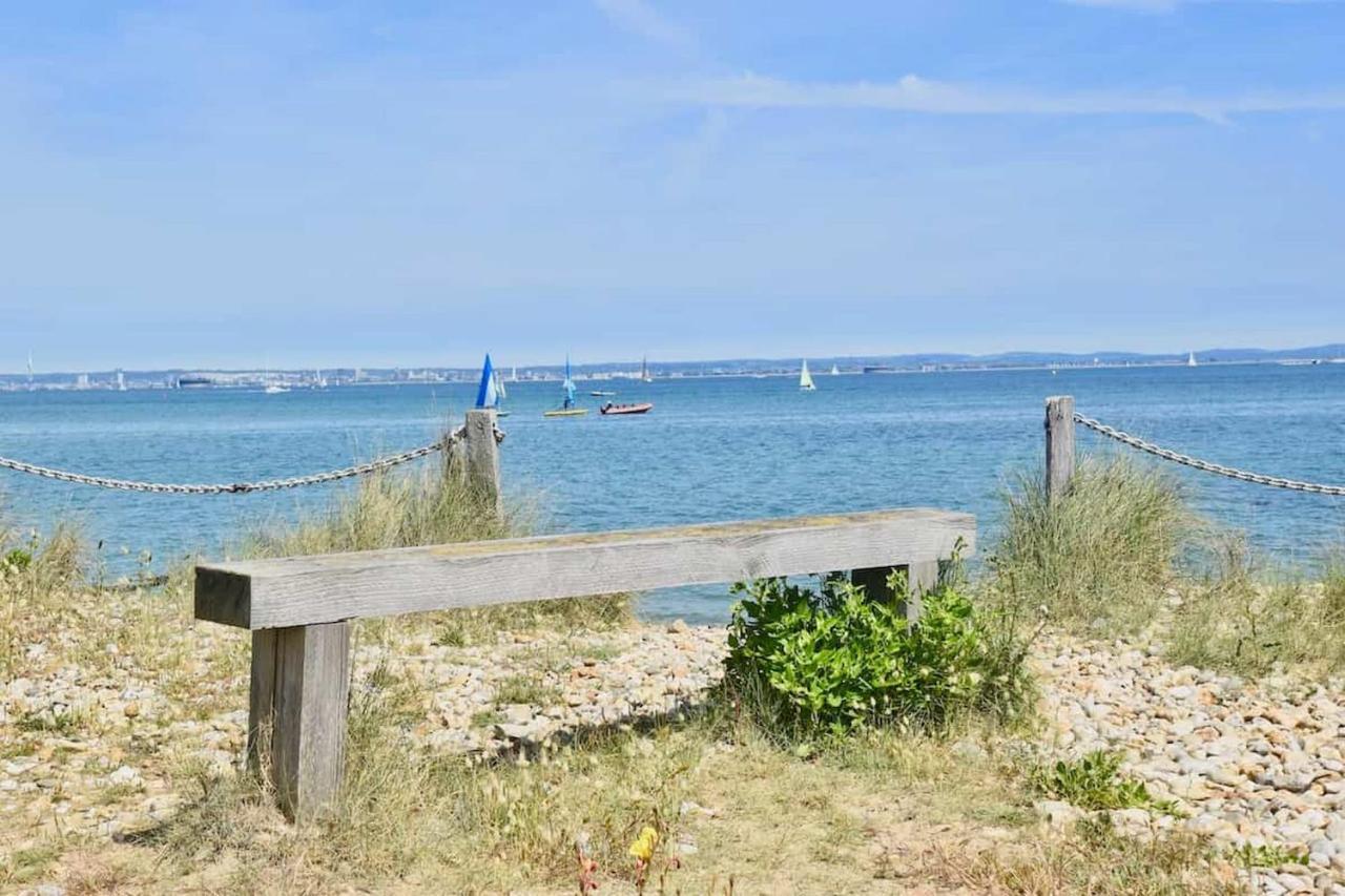 12A Solent Landing Direct Beach Access 本布里奇 外观 照片