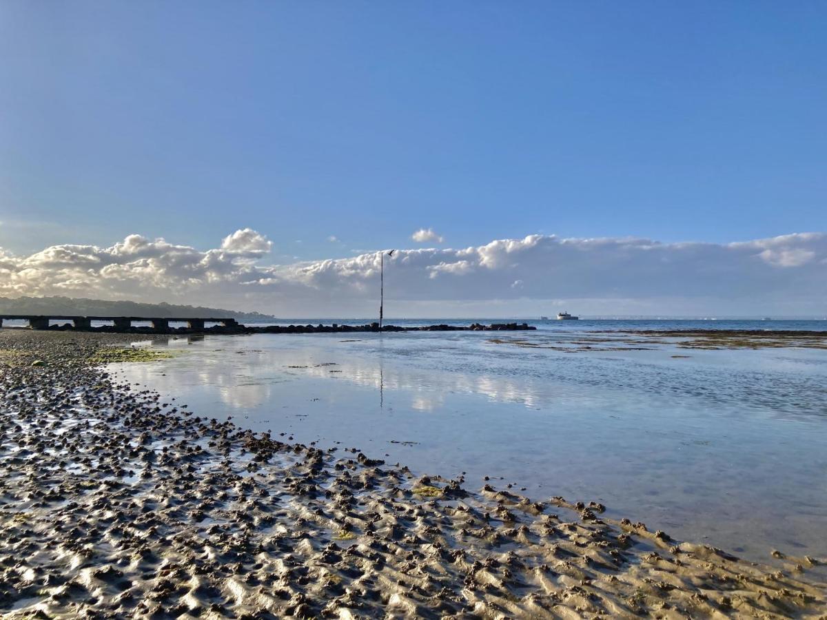 12A Solent Landing Direct Beach Access 本布里奇 外观 照片